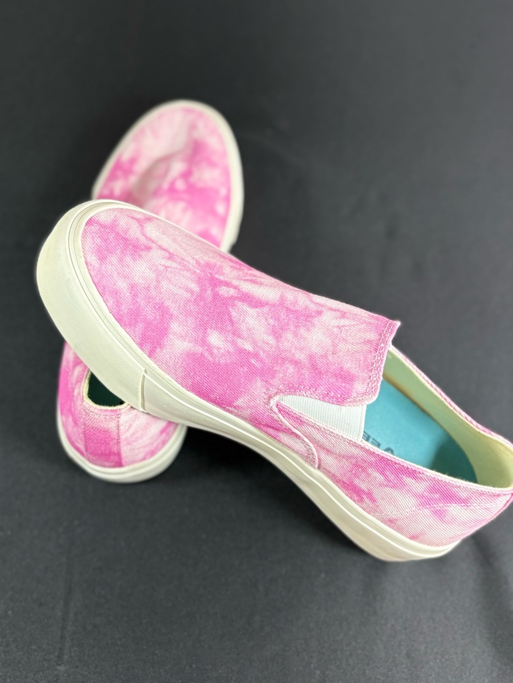 SeaVees Pink Tie-Dye Slip-On Platform Sneakers